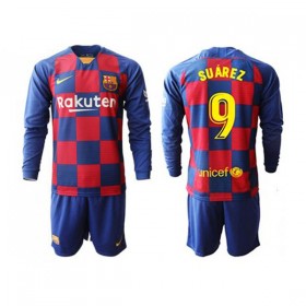 FC Barcelona Fodboldtrøjer Suarez 9 Børn Hjemmebanesæt 2019/20 Langærmet